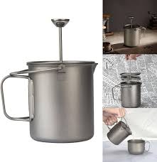 Cafetière à Piston 750 ml - Idéale pour Camping et Maison