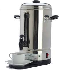 Cafetière Électrique Pro 6L en Acier Inoxydable
