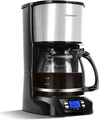 Aigostar Benno - Cafetière Électrique Programmable en Inox 1 Tasse