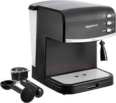 Machine à Expresso Amazon Basics avec Mousseur à Lait