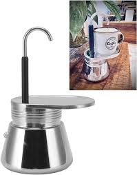Cafetière Moka en Acier Inoxydable - Mini Percolateur Camping