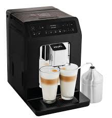 Krups Machine à Café Grain avec Pot à Lait - 15 Boissons & Écran OLED