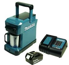 Cafetière sans fil Makita DCM501 avec batterie 5Ah
