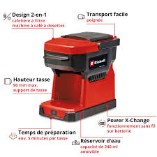 Machine à Café Sans Fil TE-CF 18 Li-Solo