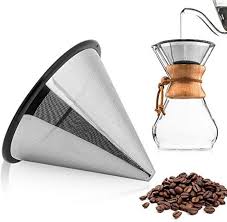 Filtre à Café Réutilisable en Acier Inoxydable