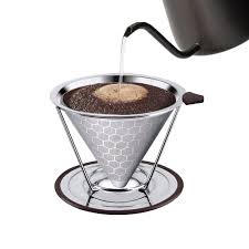 Filtre à Café Réutilisable Premium avec Porte-Filtre