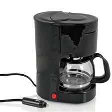 Cafetière 12V Portable - 6 Tasses Noire pour Camping et Voyage
