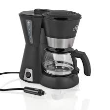 Cafetière Camp 4 12V Noir - 600 ml pour Camping et Voiture