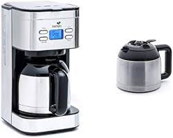Cafetière Électrique Programmable Inox avec Verseuse Isotherme 1