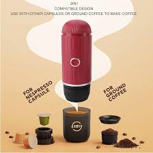Expresso Portable: Cafetière Électrique Compacte