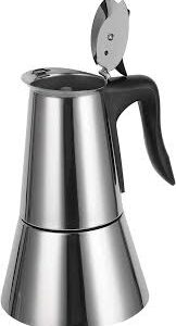 Cafetière Électrique Percolateur 480W en Acier Inoxydable 300ML