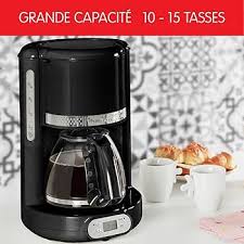 Cafetière filtre programmable Moulinex 24h - Design noir vintage