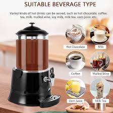 Machine à Chocolat Chaud DDZJTPP 5L/10L avec Affichage LED