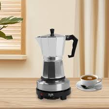 Cafetière Électrique 6 Tasses avec Plaque Chauffante