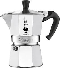 Bialetti Moka Express : Cafetière Expresso Iconique en Aluminium Argenté