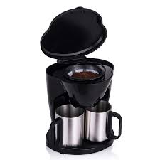 Cafetière Électrique 2 Tasses en Acier Inoxydable XiVue