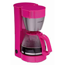 Cloer 5017-1 : Machine à Café Rose élégante