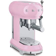 Machine à Café Expresso Rétro Smeg ECF01PKUK