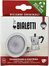Joint et Filtre de Rechange Bialetti pour Cafetière Mokina 1/2