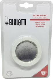 Bialetti - 3 Joints + Grille en Aluminium Micro-Filtre