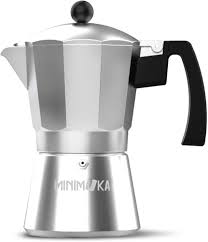 Cafetière Italienne Minimoka 12 Tasses en Acier Inoxydable