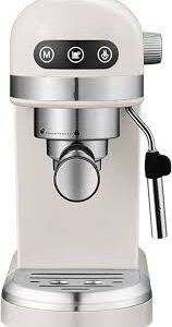 Machine à Expresso 15 Bar Semi-Automatique avec Mousse de Lait