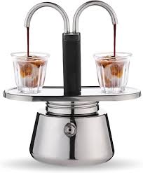 Cafetière Moka 2 Tasses en Acier Inoxydable