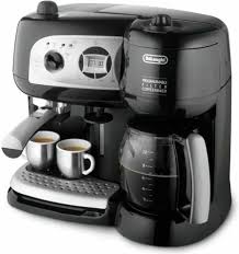 Machine à Café 2-en-1 De'Longhi BCO264.1 - Expresso et Filtre Noir