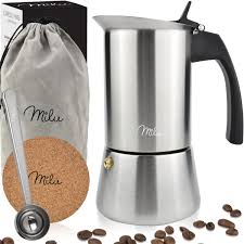 Cafetière Italienne Milu Induction - 2 à 9 Tasses