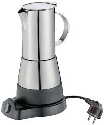 Cafetière Électrique Italienne en Acier Inoxydable 6 Tasses Cilio Aida