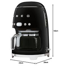 Machine à Café Smeg DCF02BLEU avec Fonction Arôme et Autostart