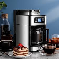 Cafetière à Moudre 3 Niveaux avec Affichage LED