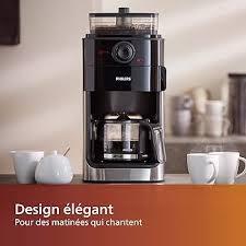 Machine à Café Filtre Philips avec Broyeur à Grains