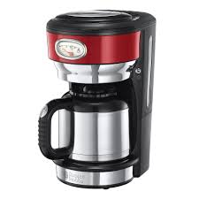 Cafetière Filtre Rétro Isotherme 1L - Russell Hobbs Rouge