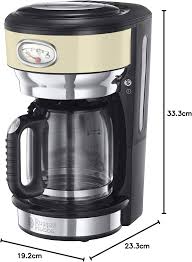 Cafetière Russell Hobbs WhirlTech 10 Tasses - Extraction Parfaite