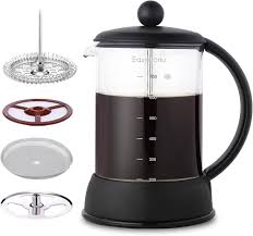 Easyworkz Français : Presse Cafetière en Verre Borosilicate