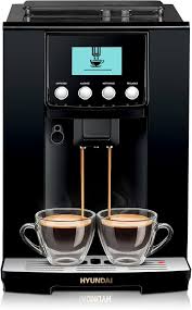 Machine à Café Expresso Automatique HYUNDAI avec Broyeur et Écran LCD