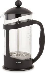 Cafetière en Plastique et Verre Noir (3 Tasses)