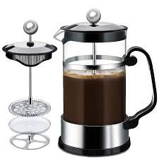 MAISITOO Cafetière à Piston 1000ML en Verre