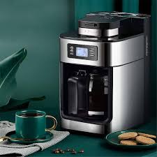 Cafetière Programmable avec Pot Thermique en Acier Inoxydable