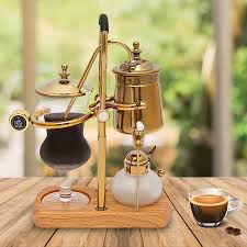 Cafetière Siphon Yolancity 400 ml en Verre Borosilicate et Acier