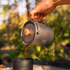 Cafetière en Titane Bestargot 750ml pour Camping