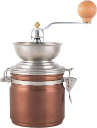 Cafetière en Acier Inoxydable avec Finition Cuivre